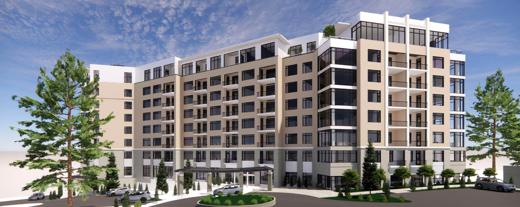 skyline building rendering